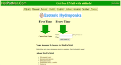 Desktop Screenshot of hotpotmail.com